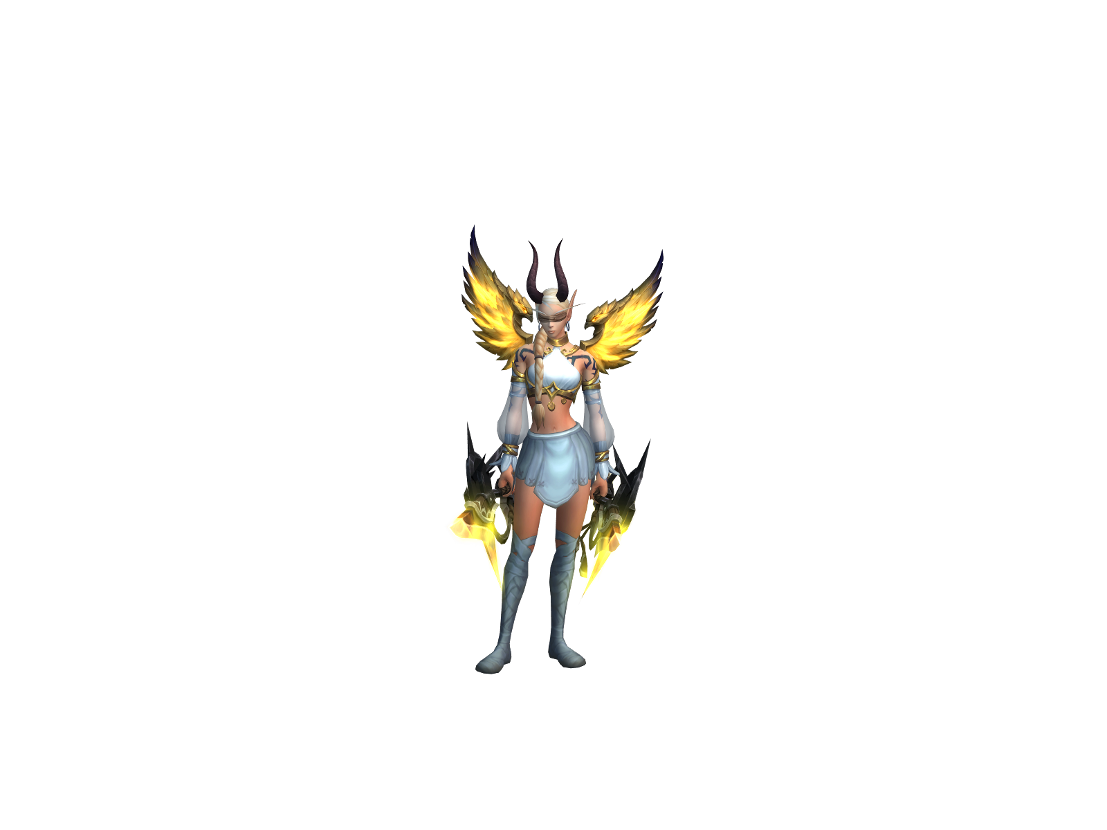 jennefër 3D character render