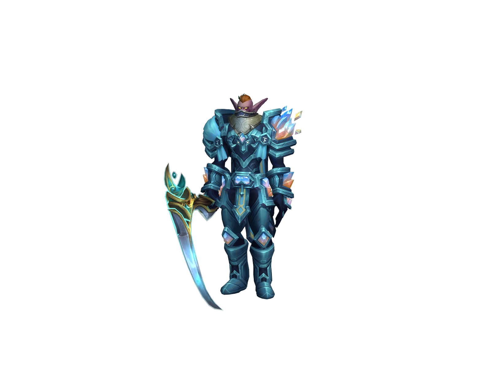 Mecrameta 3D character render