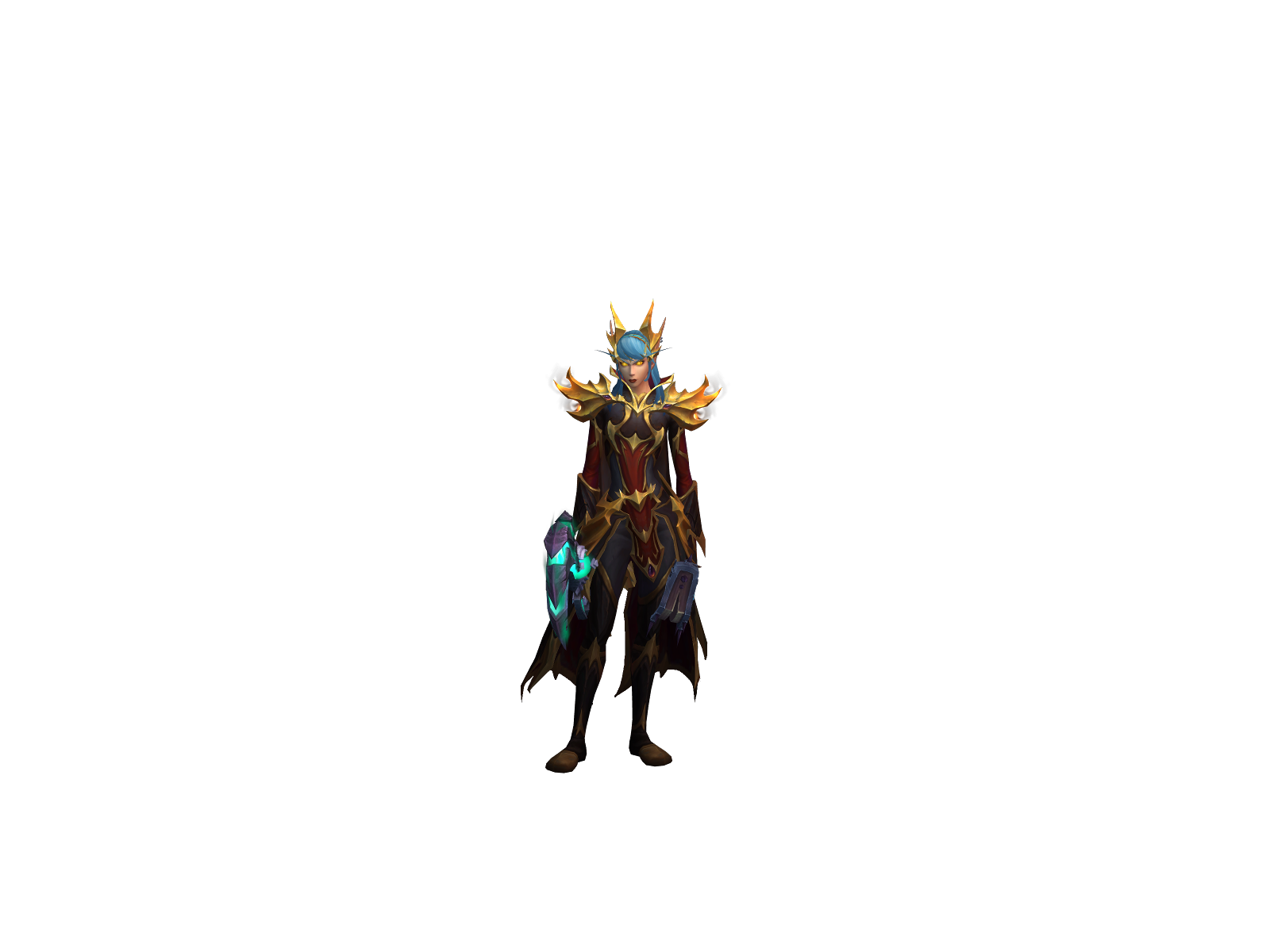 Lëander 3D character render