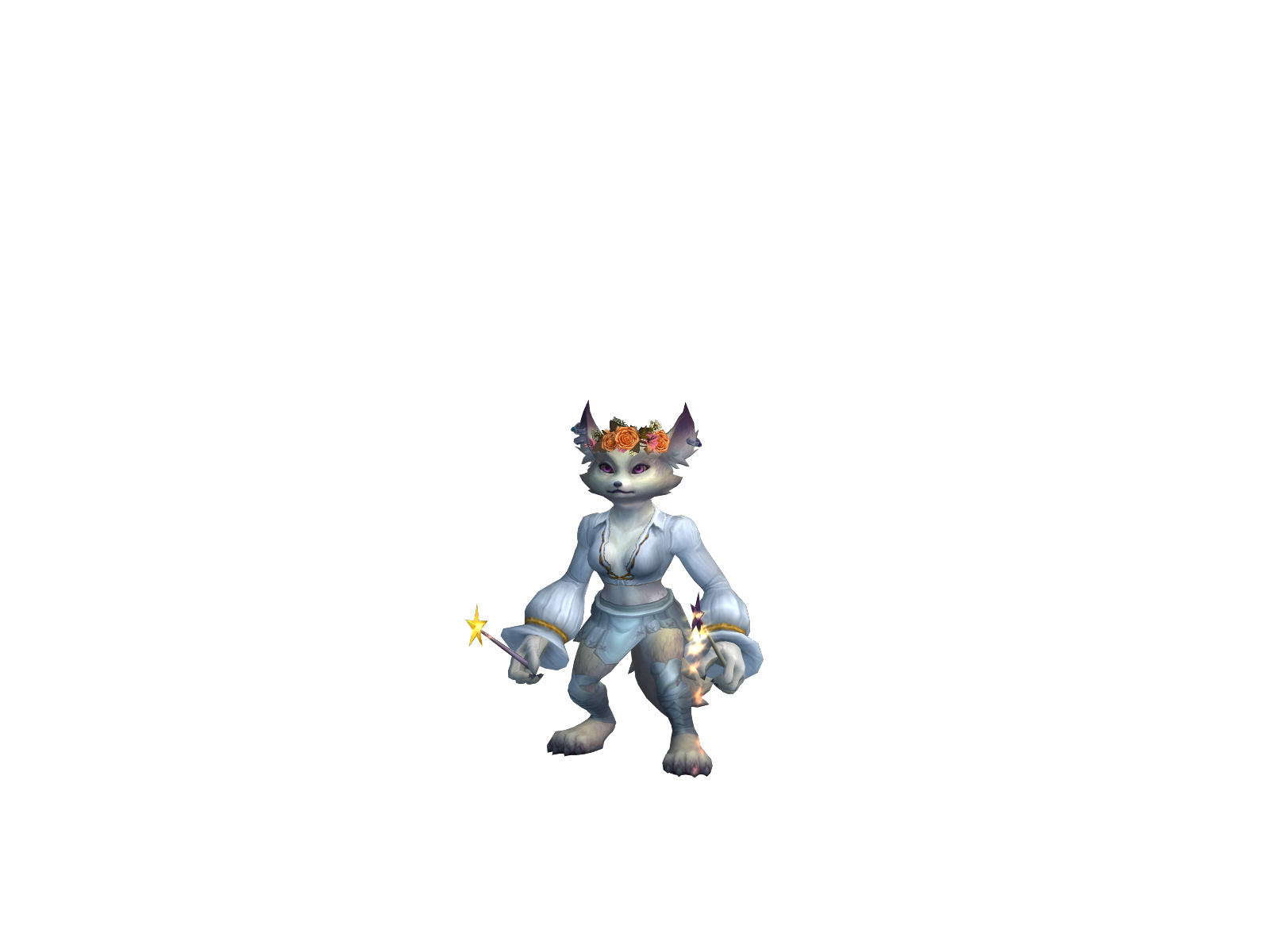 Vulpa 3D character render