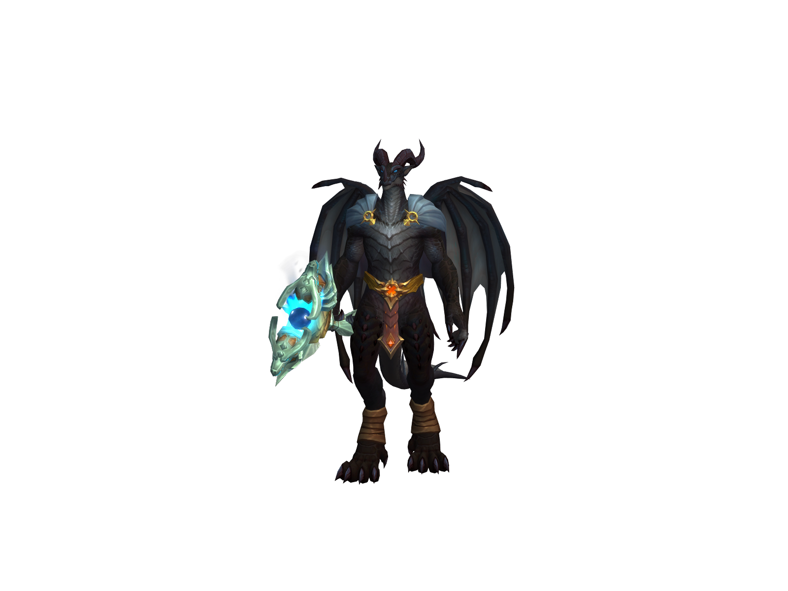Fatalis 3D character render