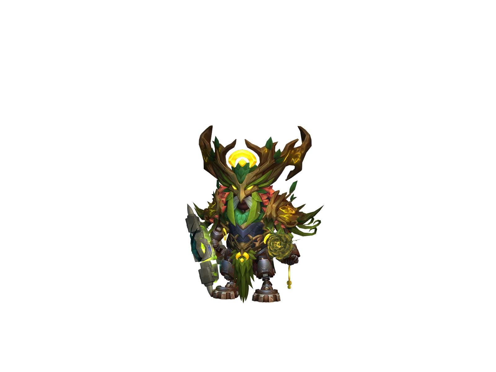 Fuchi 3D character render