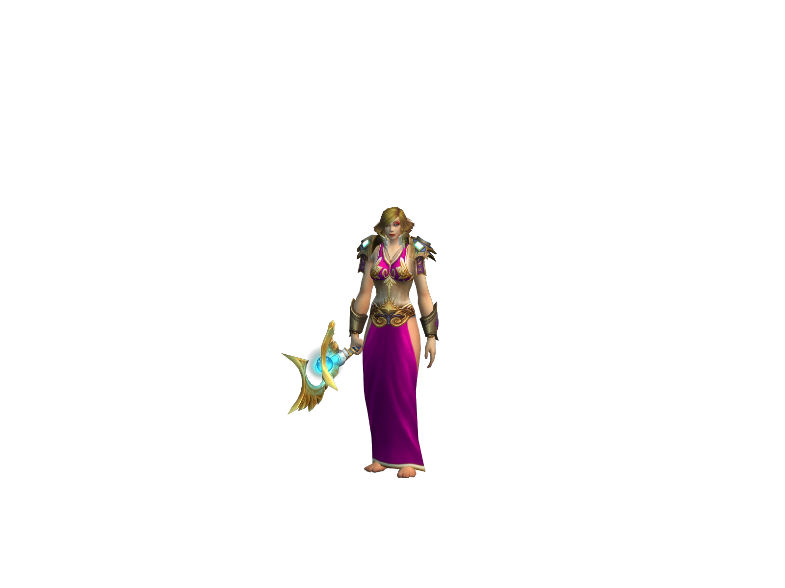 Nalia 3D character render