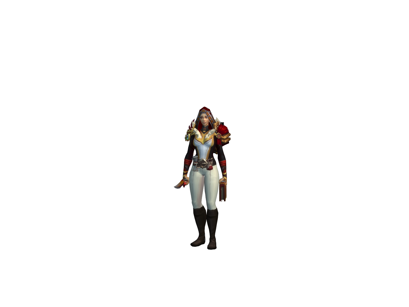 Fondue 3D character render