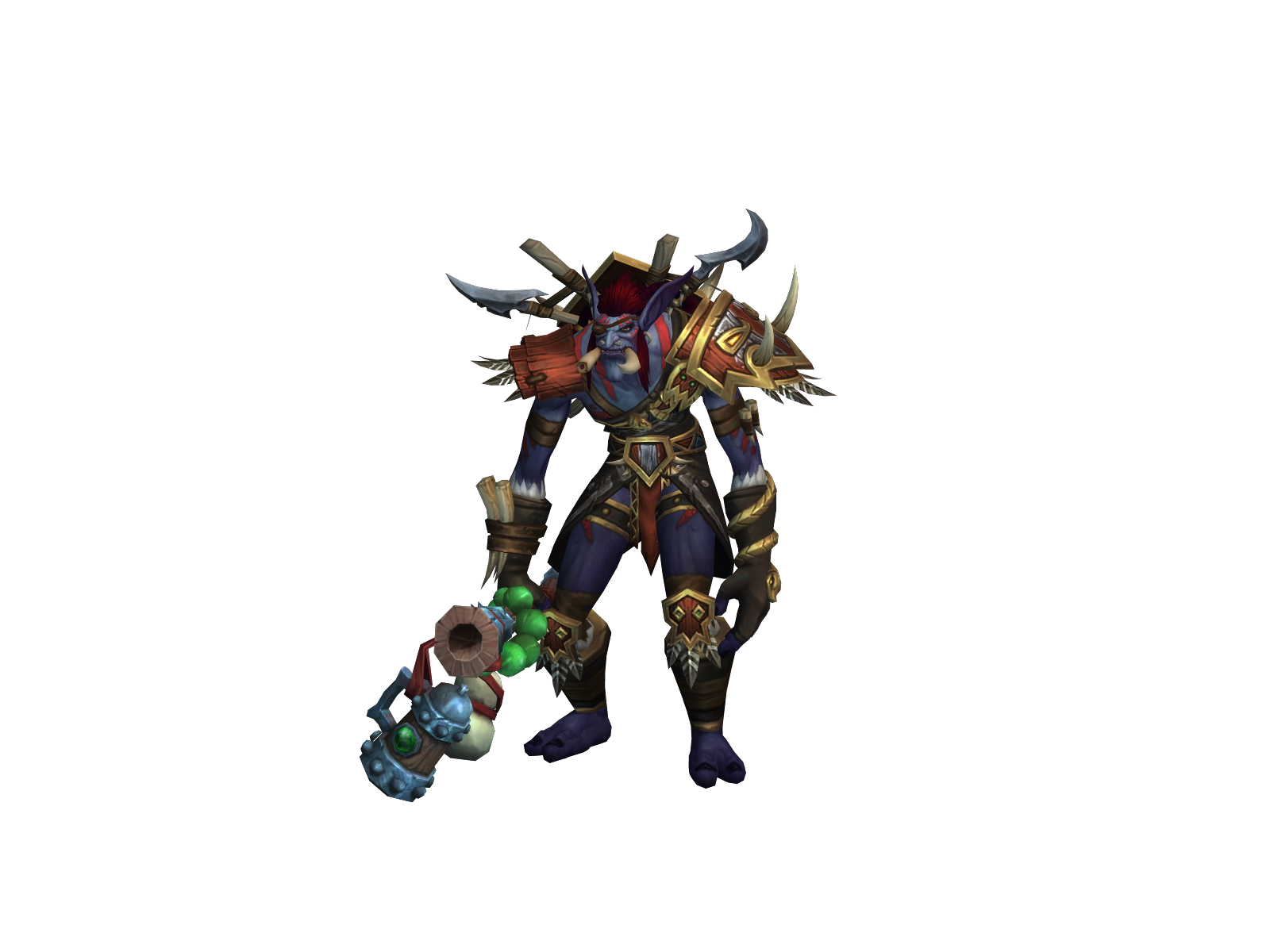 Tazzdingo 3D character render