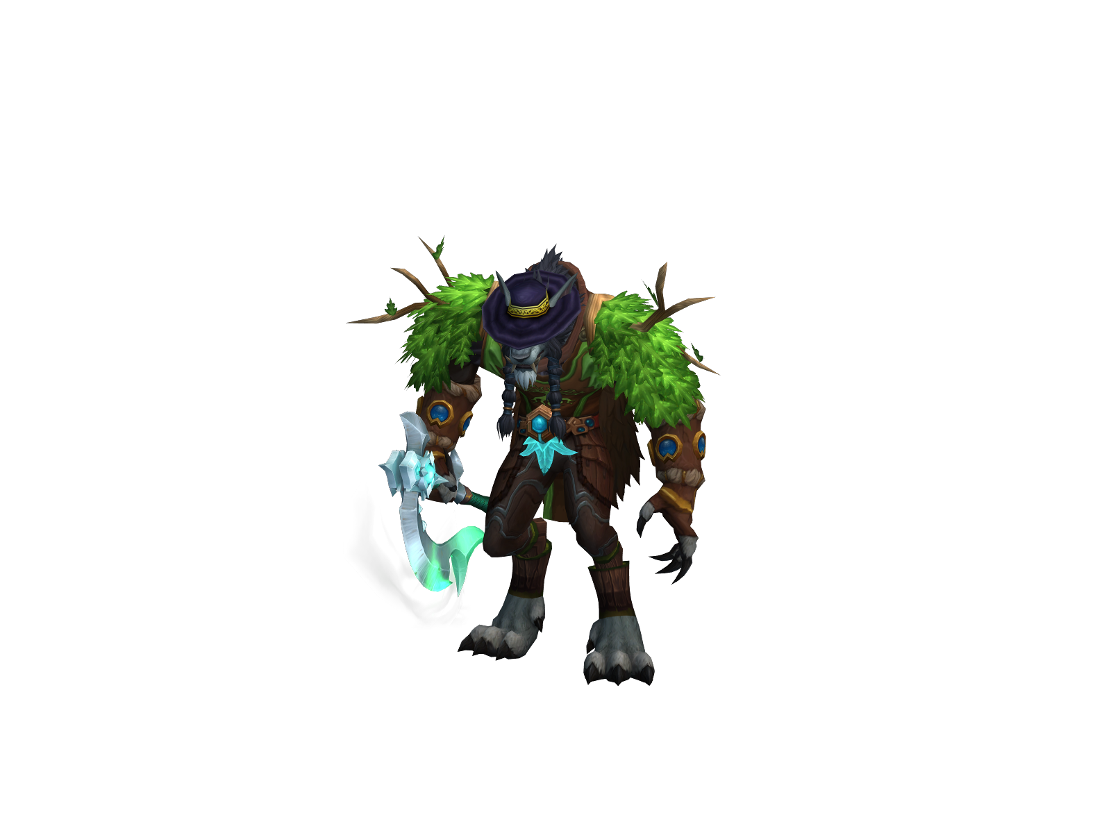 Dorsator 3D character render