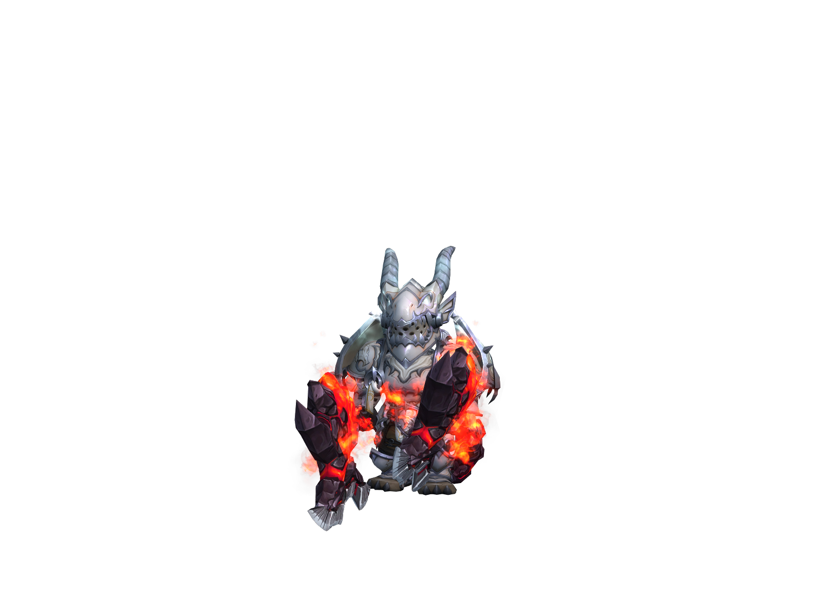 axe 3D character render