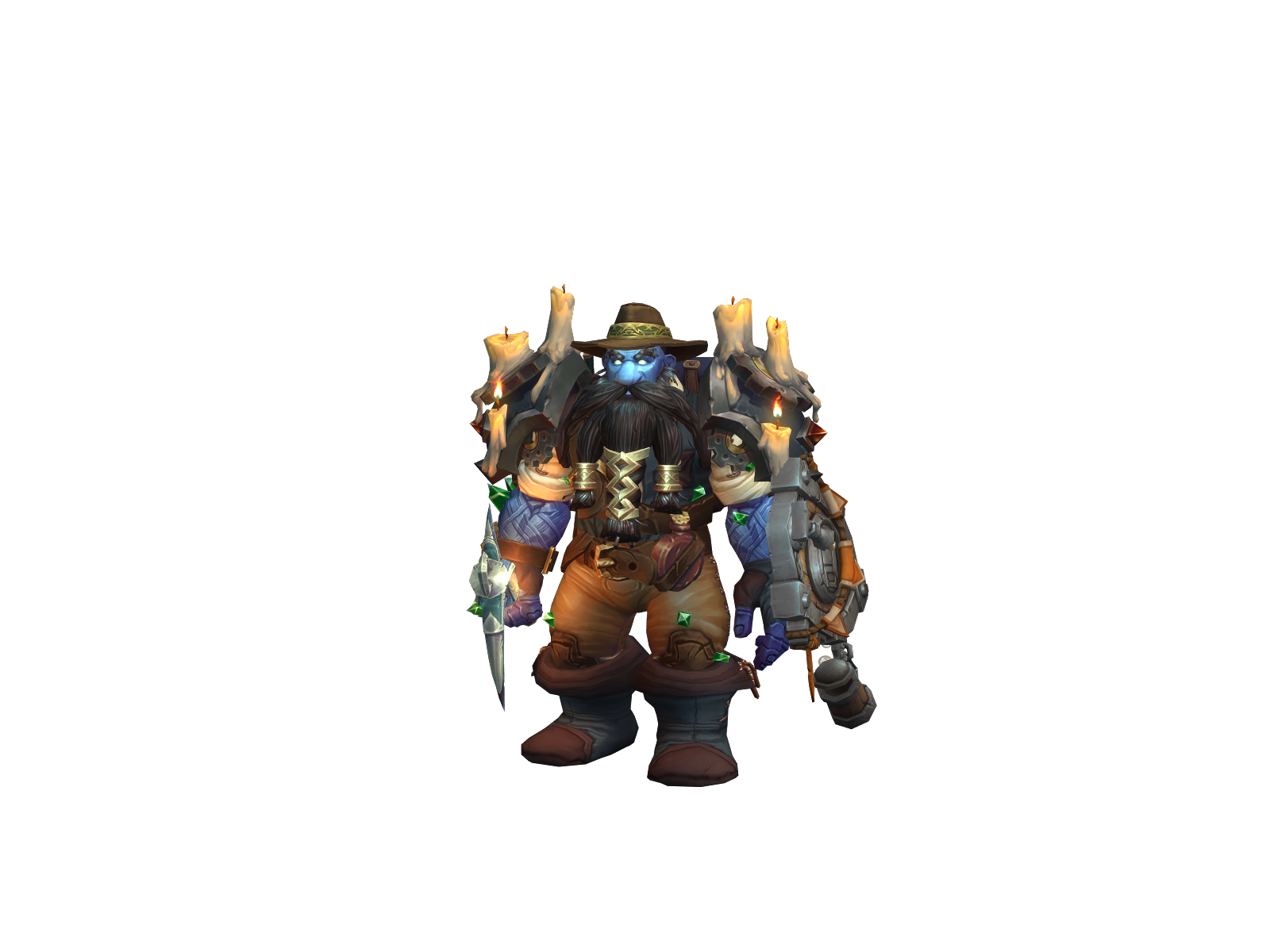 Corru 3D character render