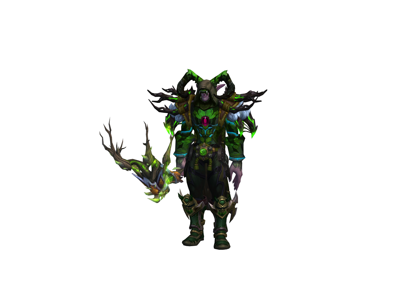 Sylvahnia 3D character render