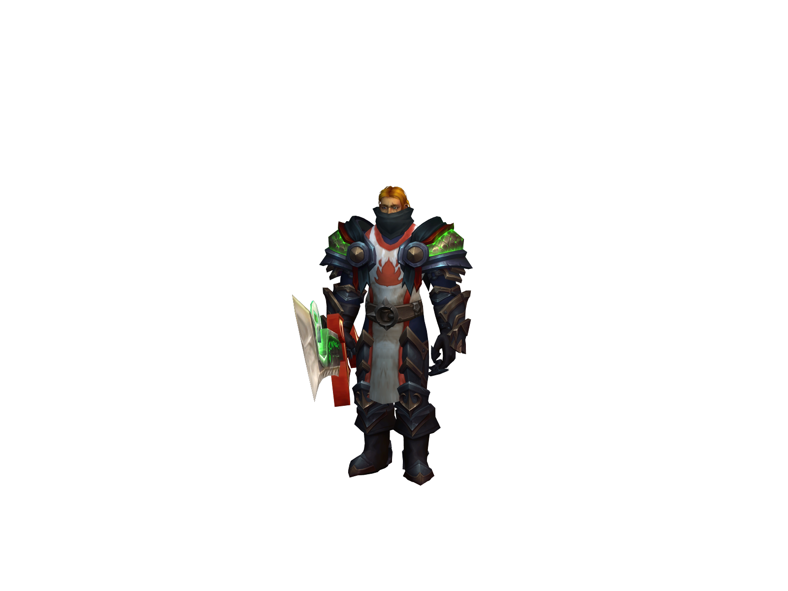 Ash 3D character render