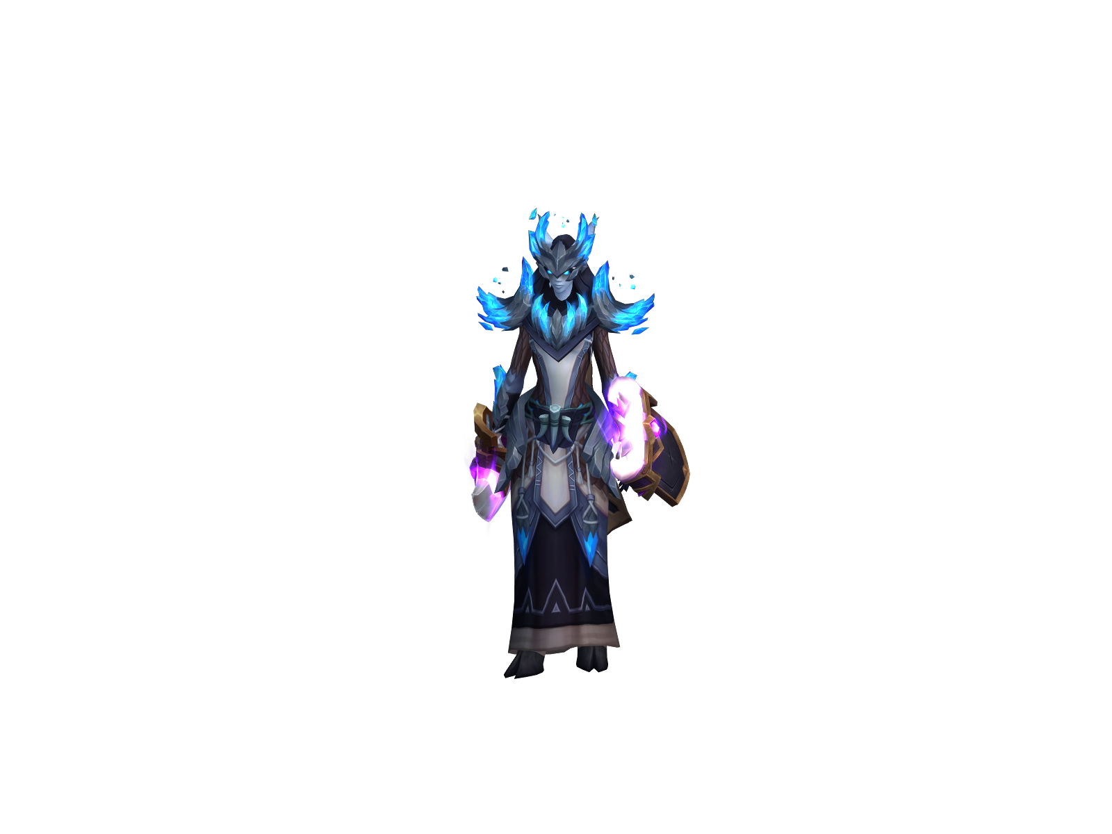 Saphiira 3D character render
