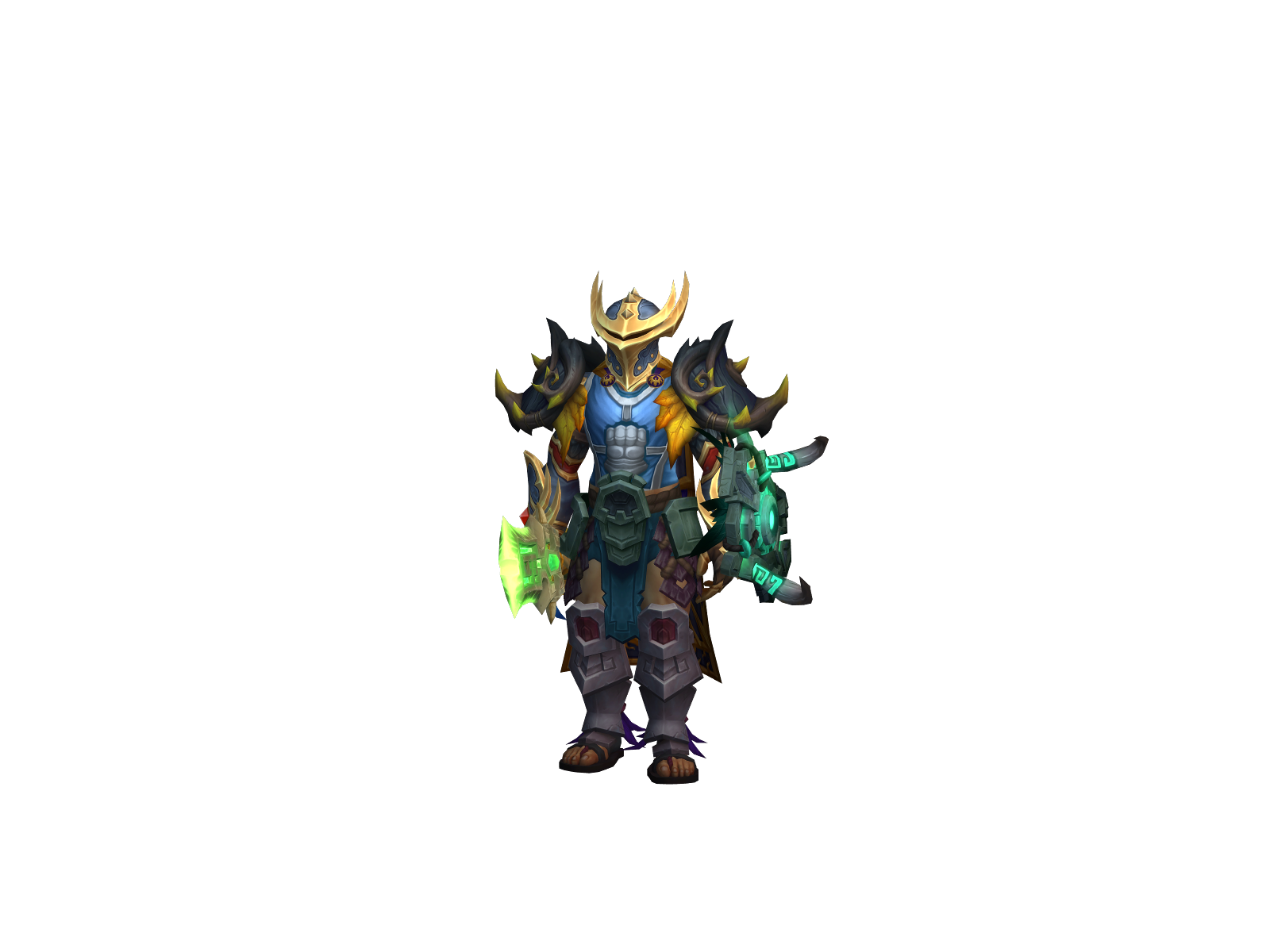 Bigmerlin 3D character render