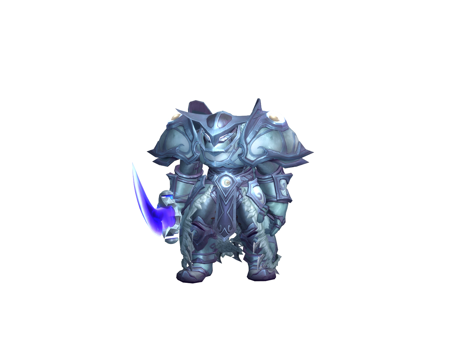 Defenses 3D character render