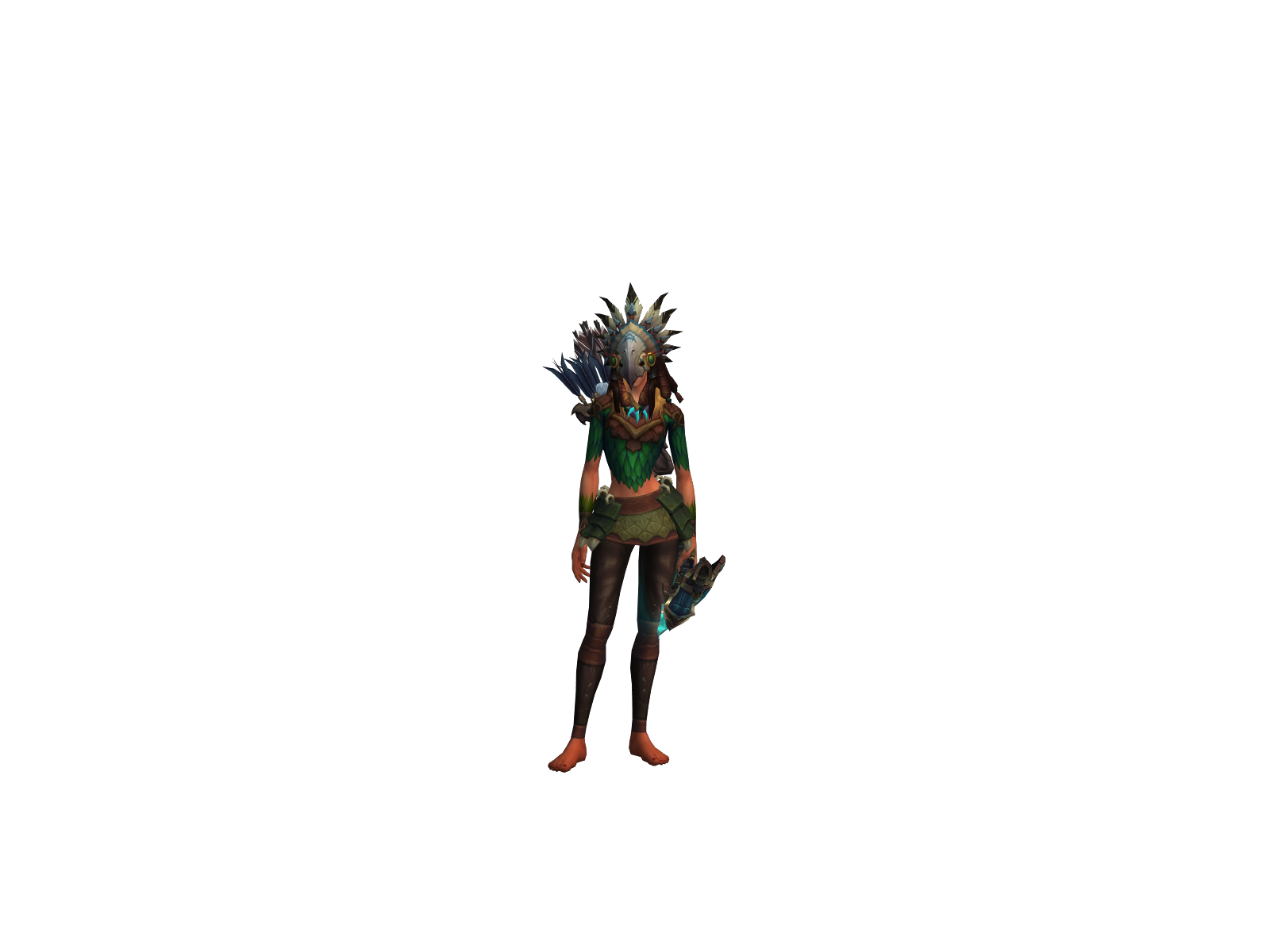 Yoruiichi 3D character render