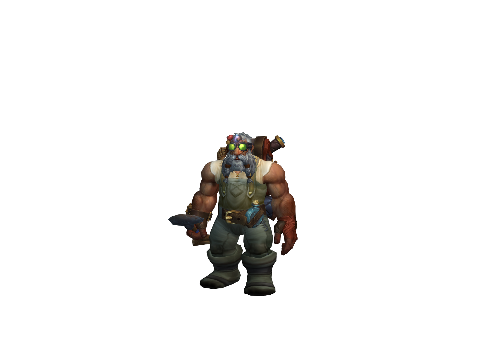 Algronk 3D character render