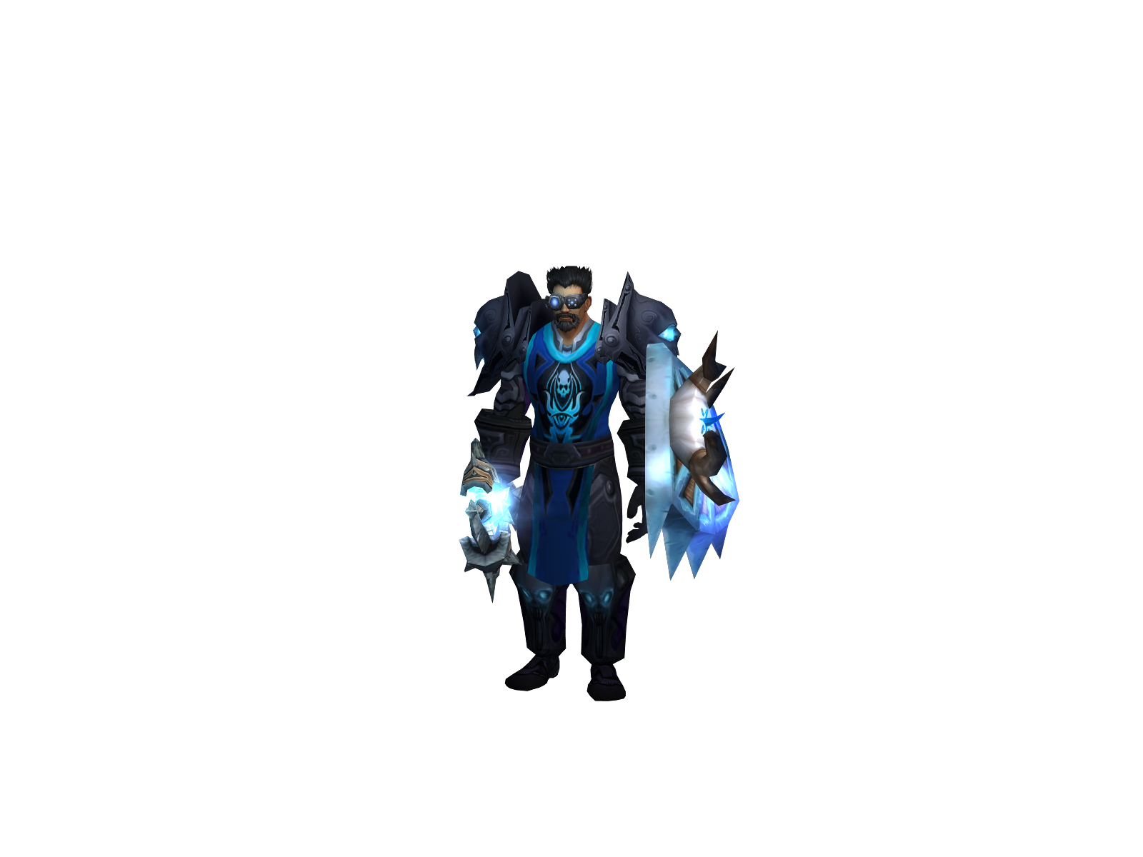 Luxmaxxing 3D character render