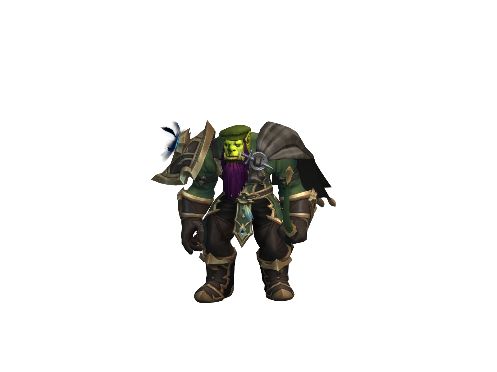 Frog 3D character render