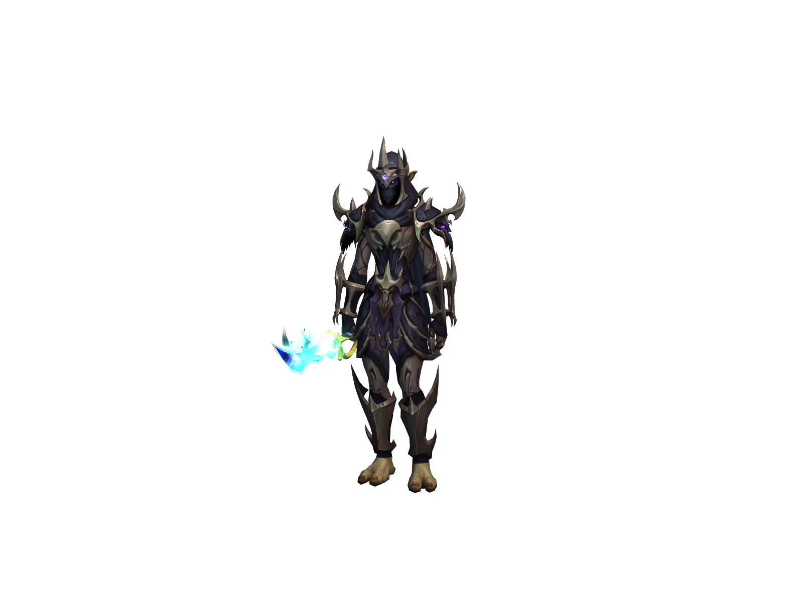 Crytíka 3D character render