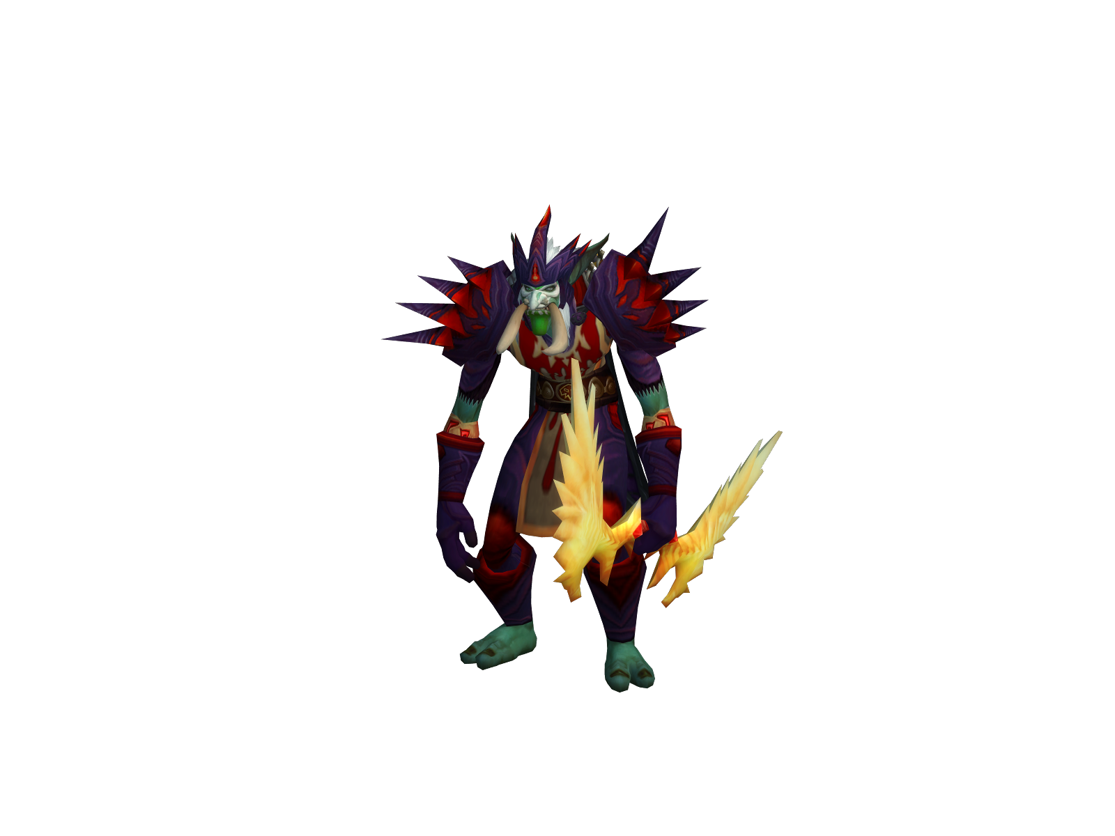 Zowata 3D character render