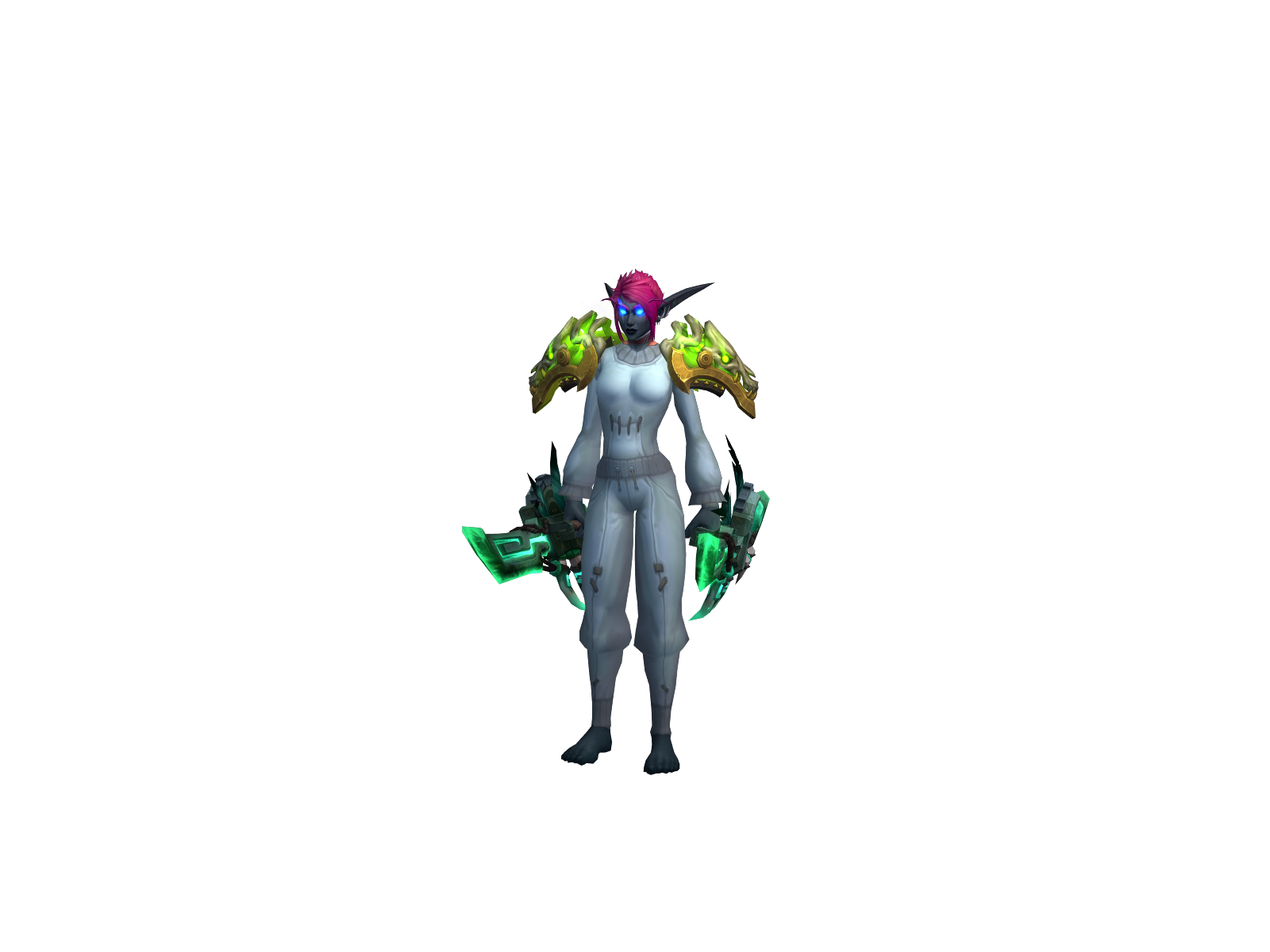 Zaevar 3D character render