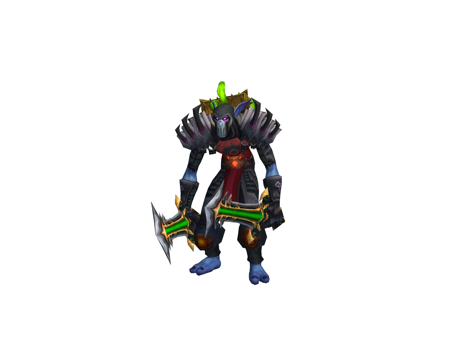 Demonblack 3D character render
