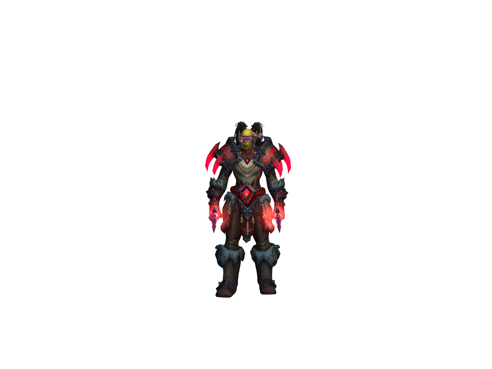 Blackyx 3D character render