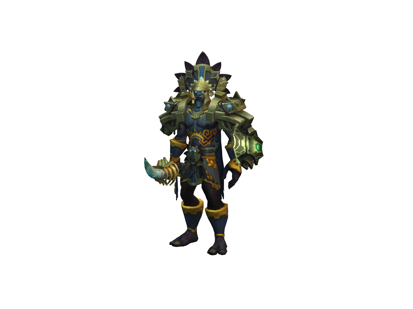 Bròx 3D character render