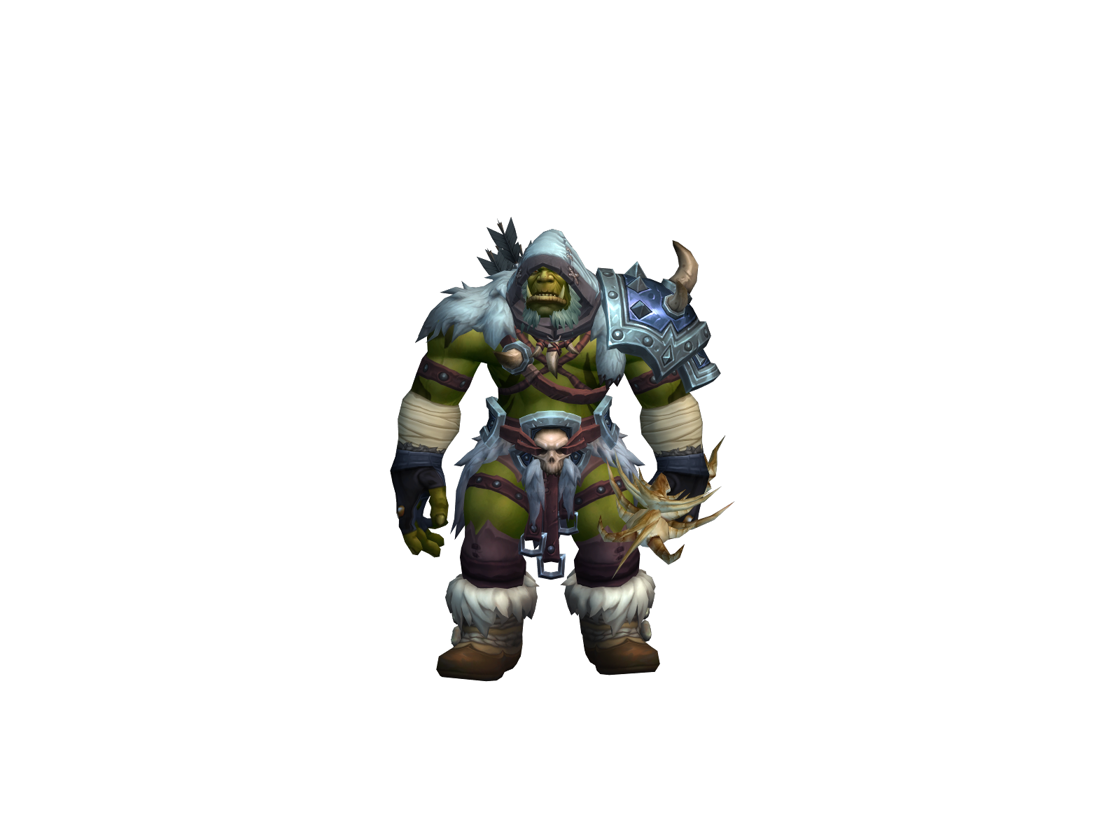 Zroggar 3D character render