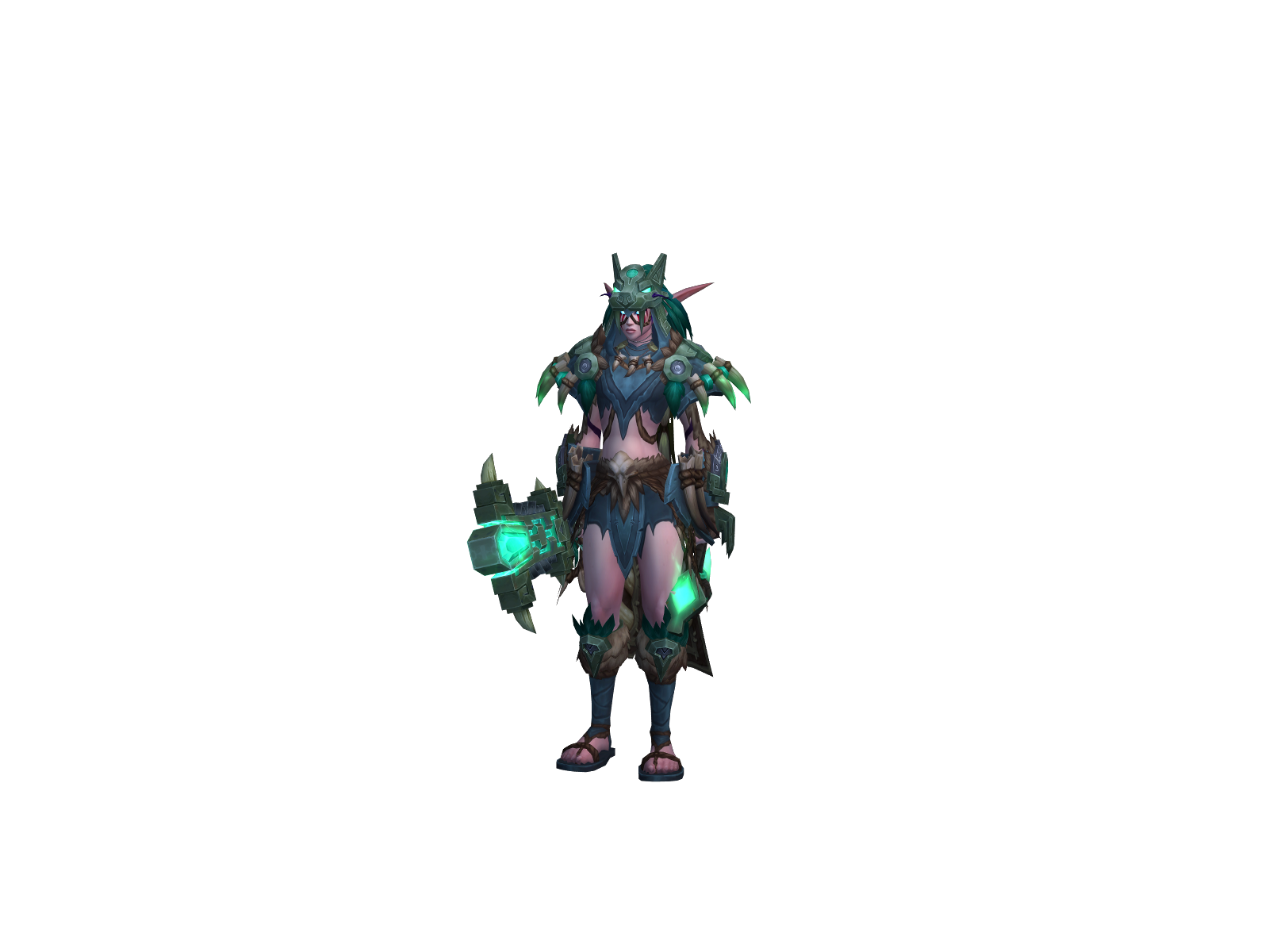 Cicely 3D character render