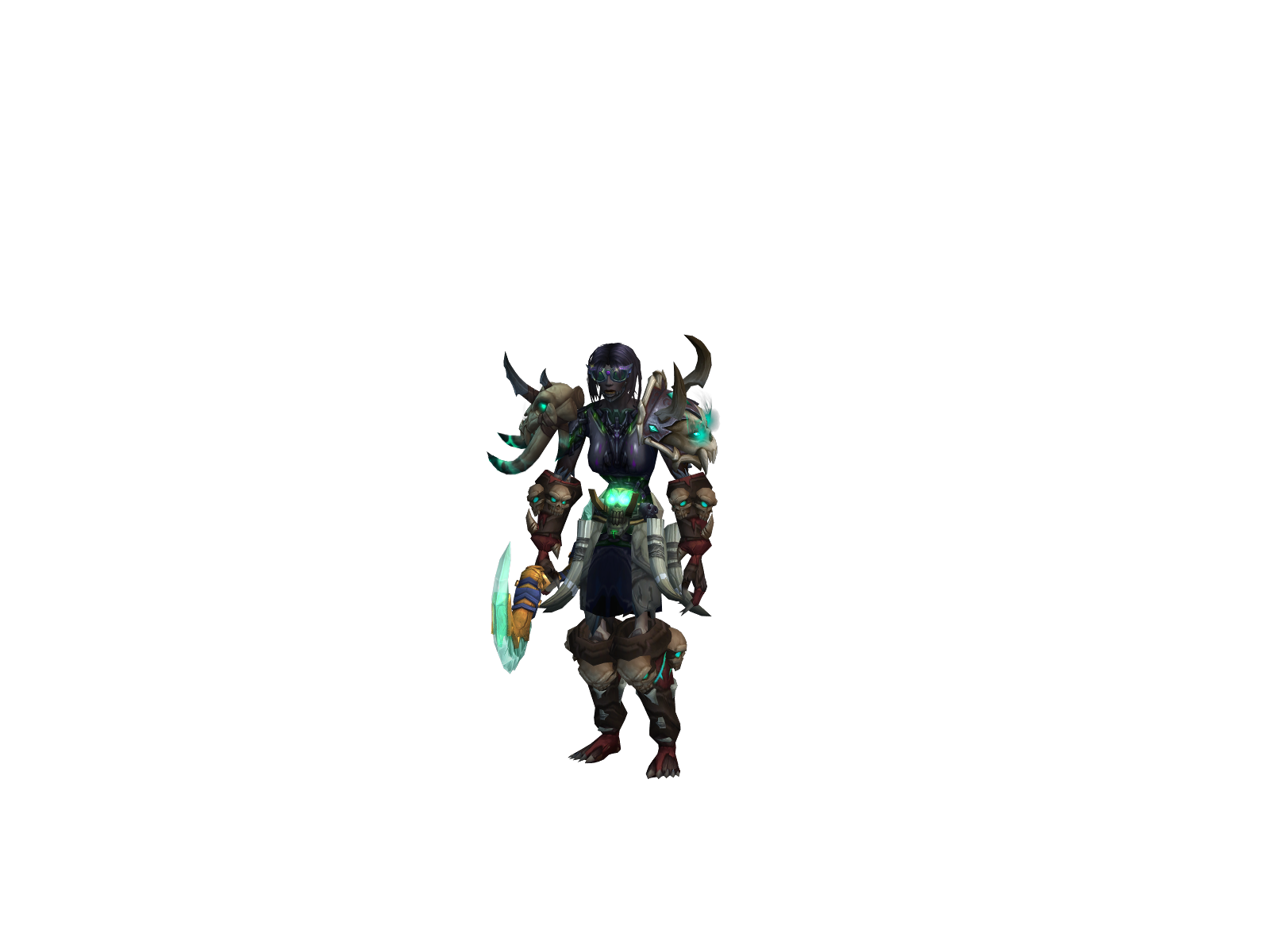 Dreadsküll 3D character render