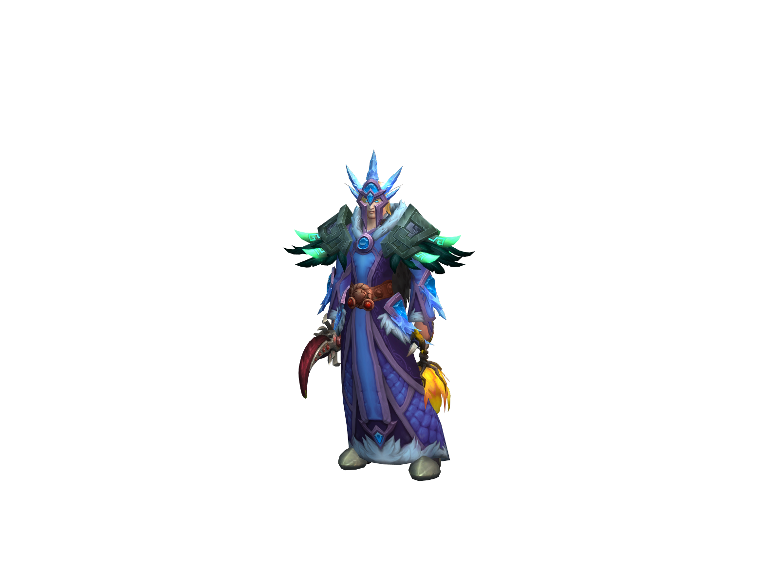 Tidus 3D character render