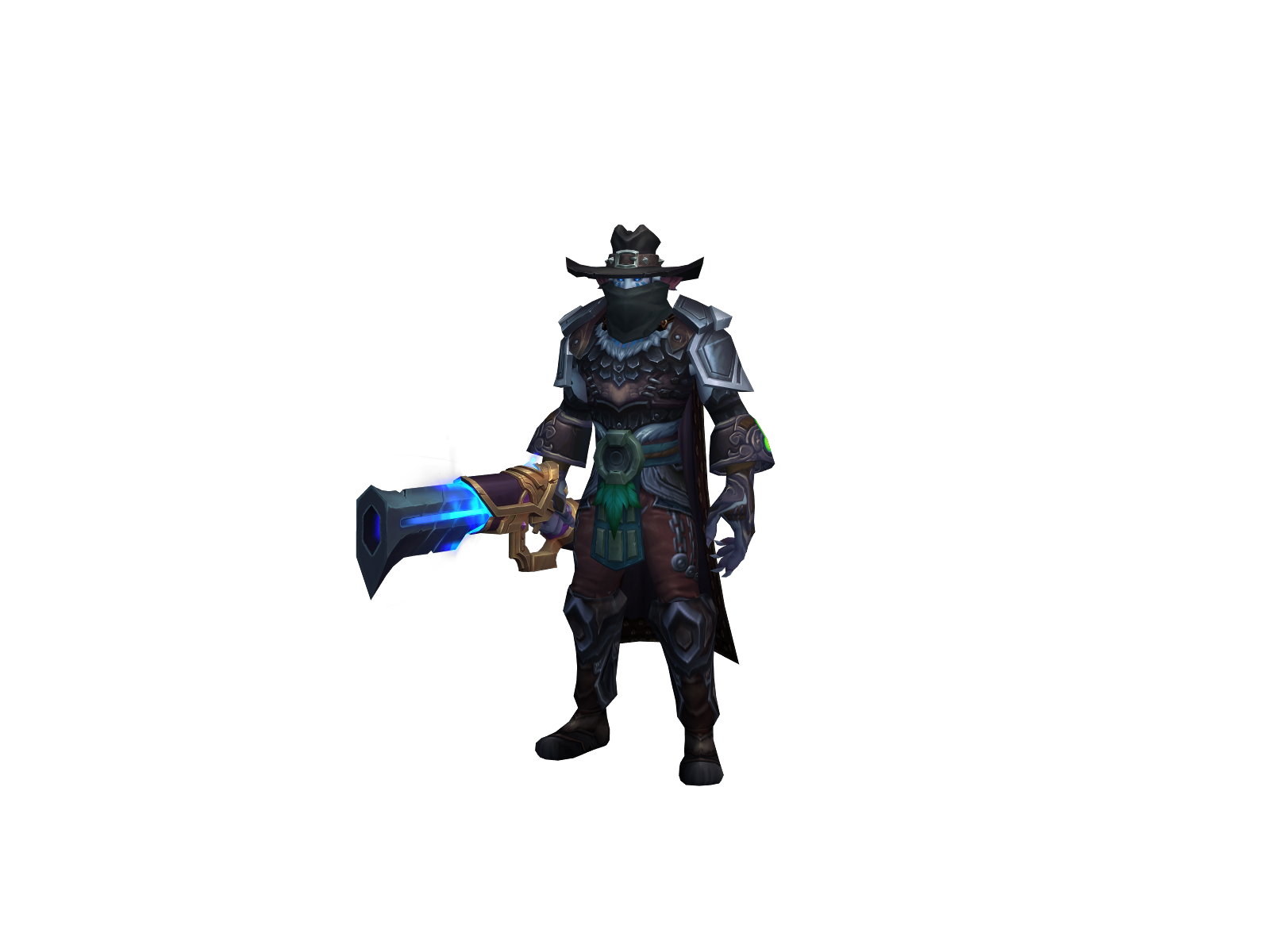 Krakflak 3D character render