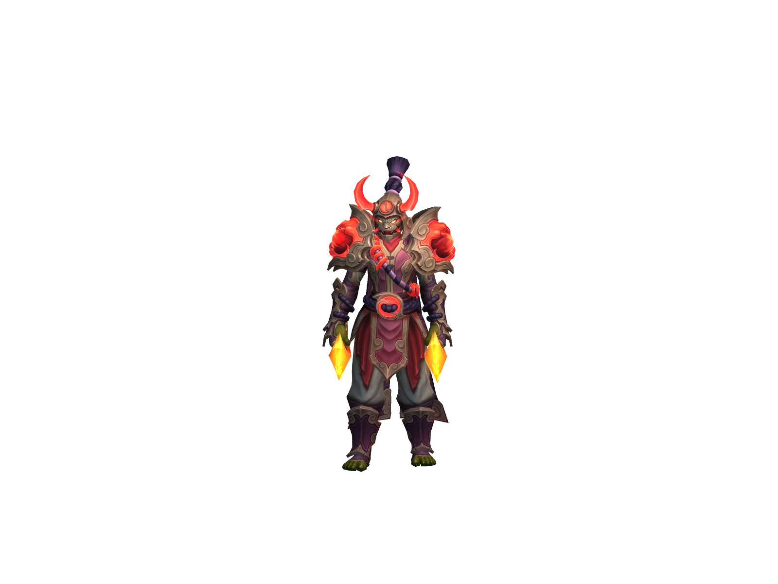 yaóne 3D character render