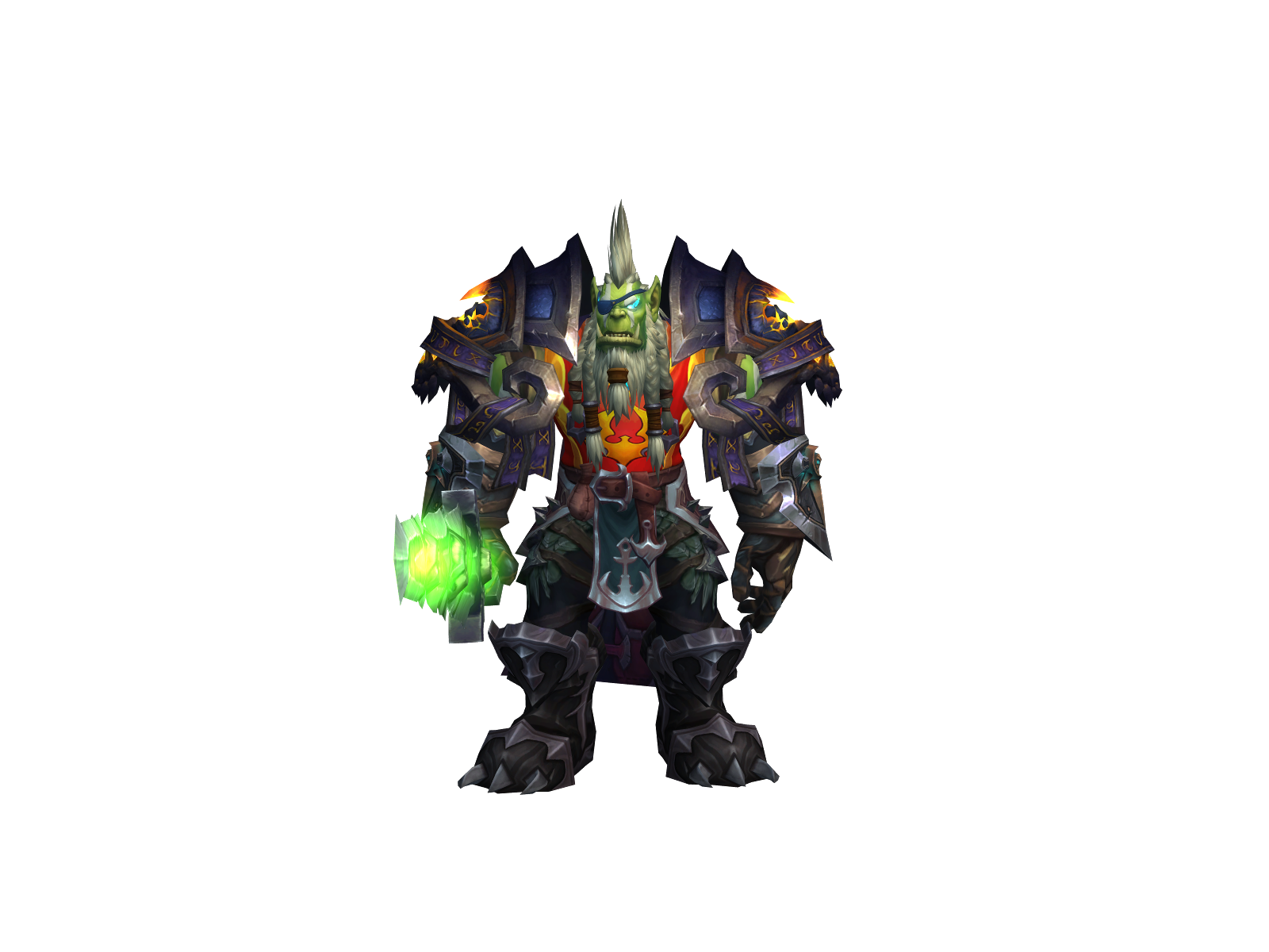 Korgrym 3D character render
