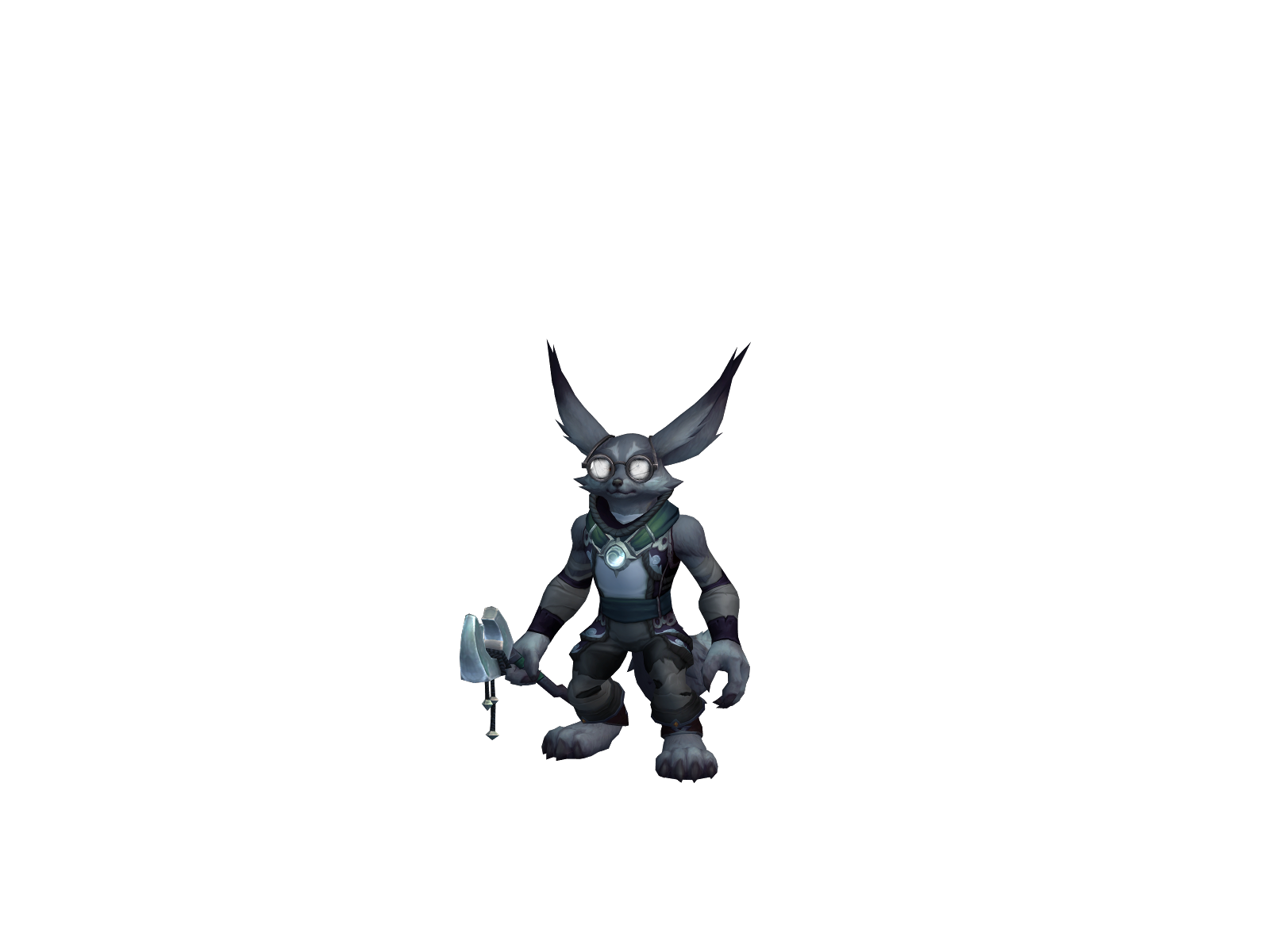 Kuzi 3D character render