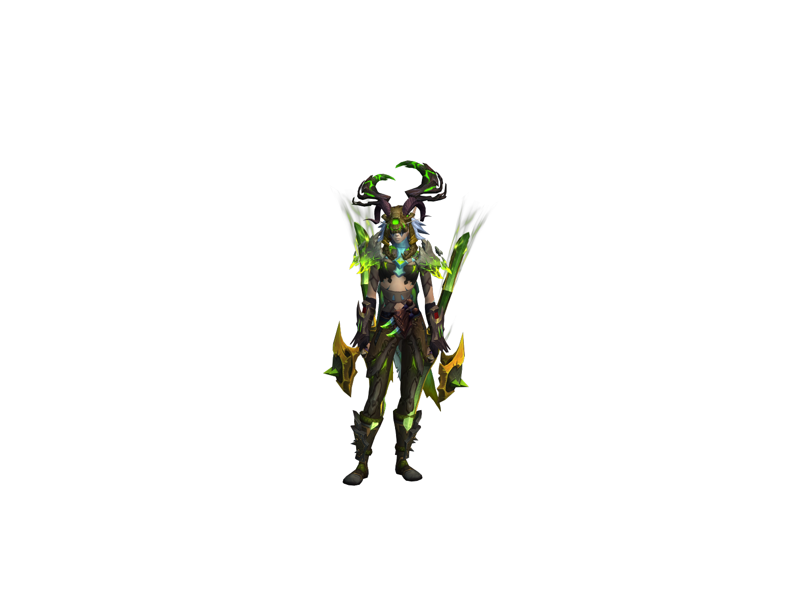Azurelia 3D character render