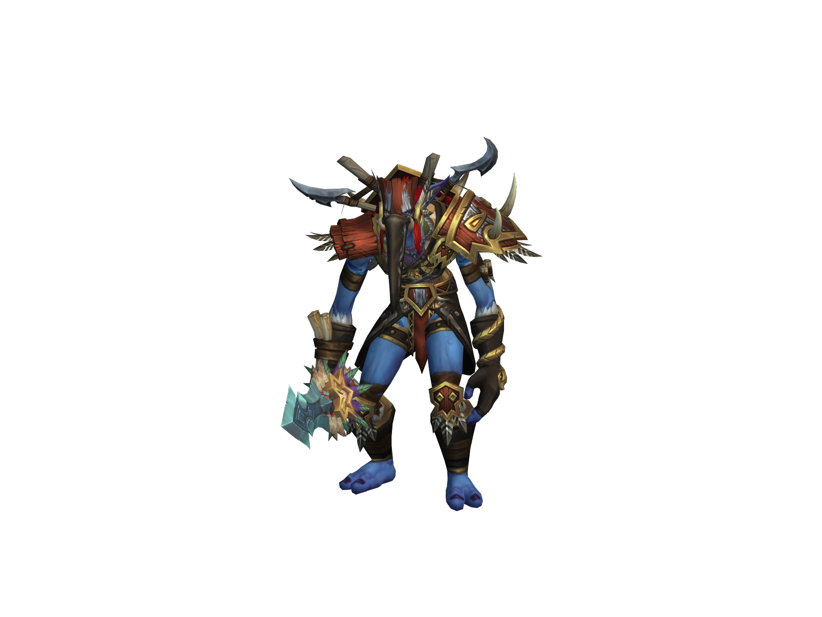 Zulgore 3D character render