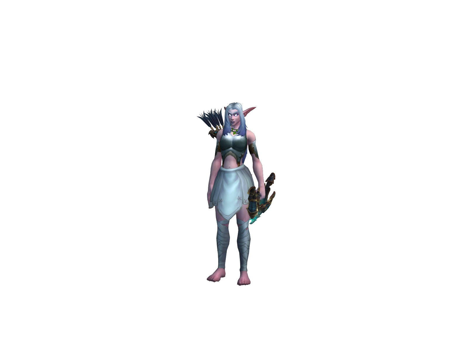 Artemis 3D character render