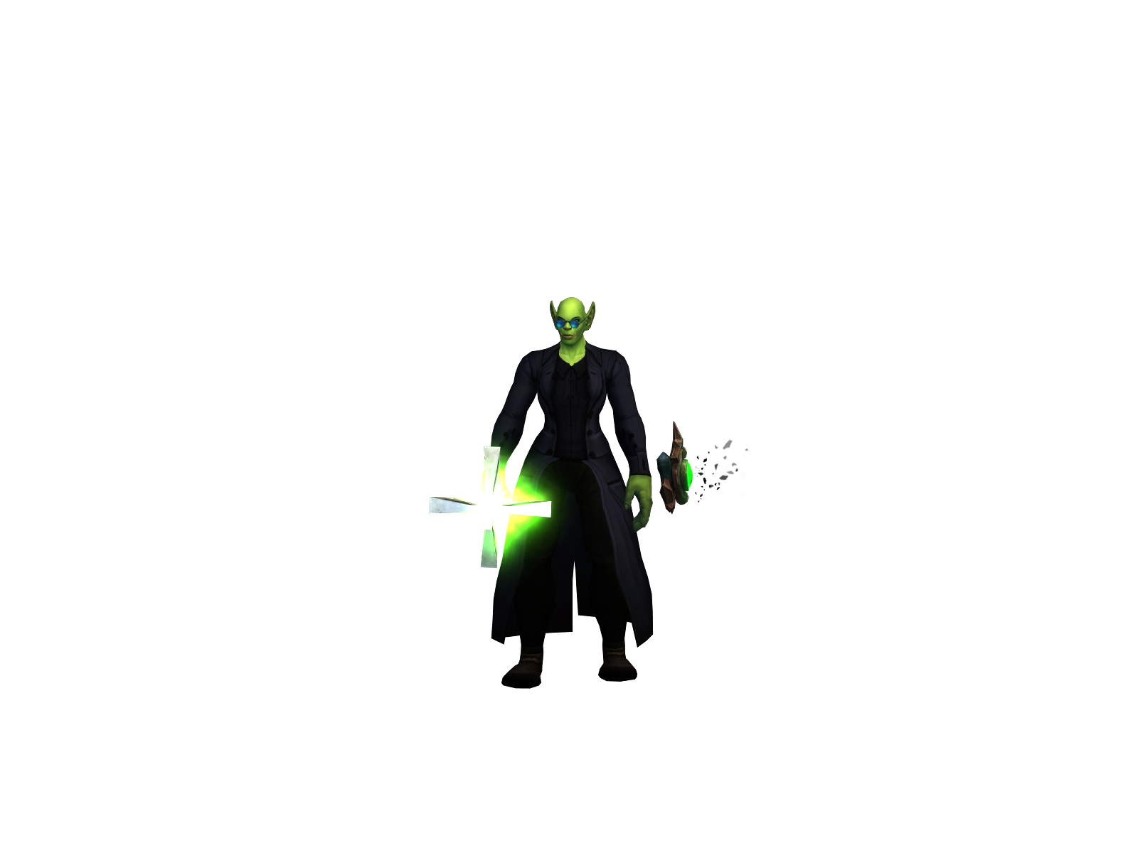 fetáfiend 3D character render