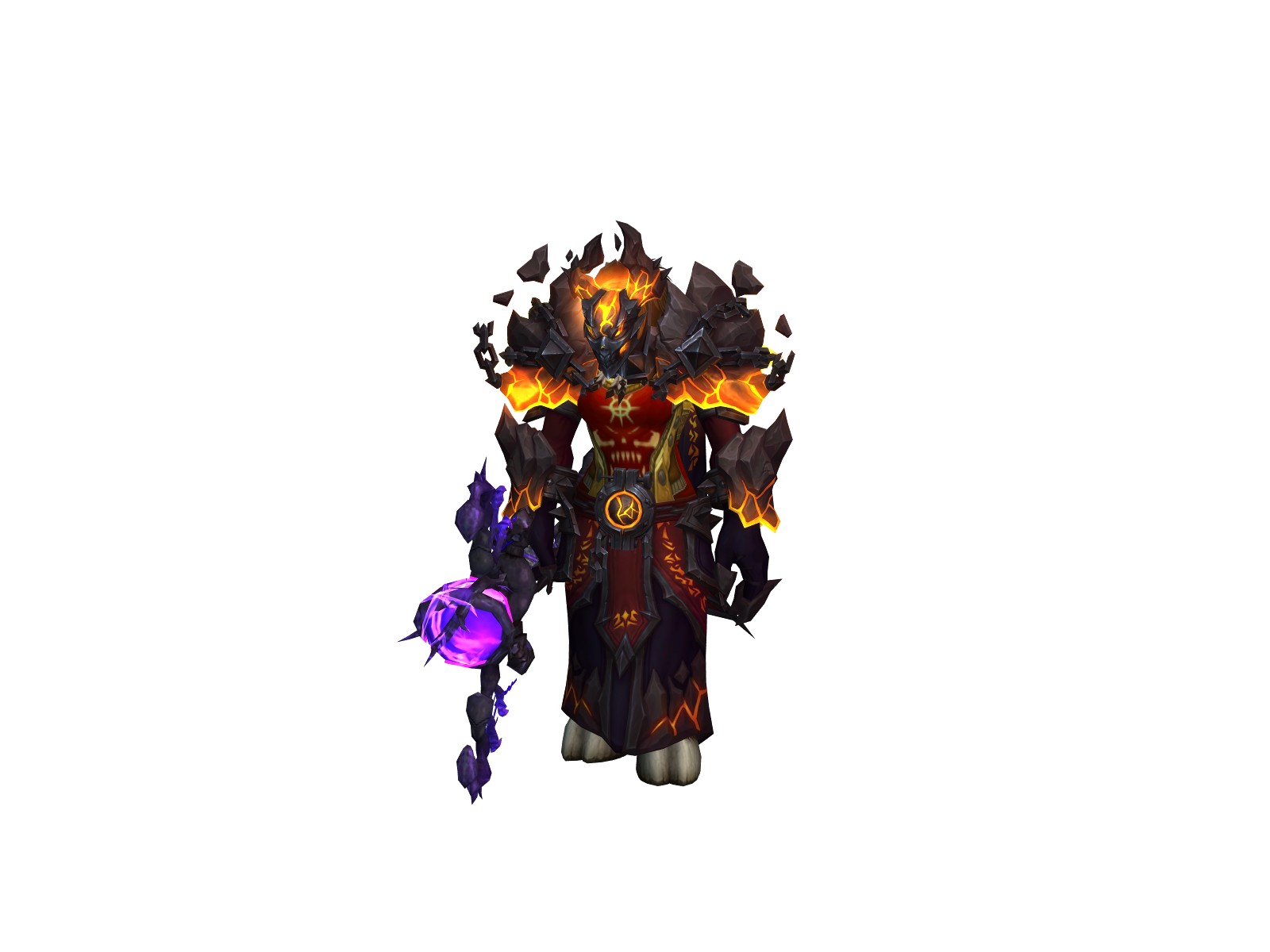 Deathlock 3D character render