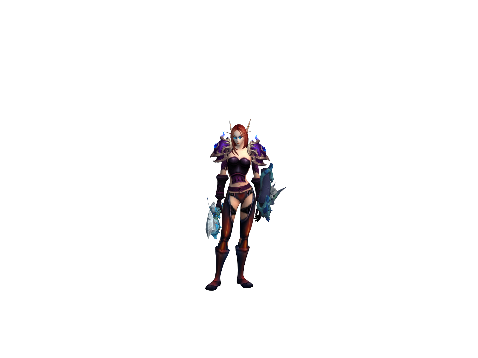 Décadence 3D character render