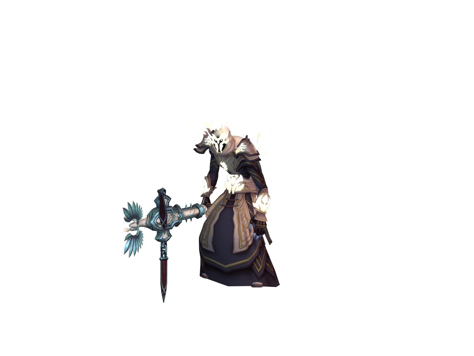 Vadius 3D character render