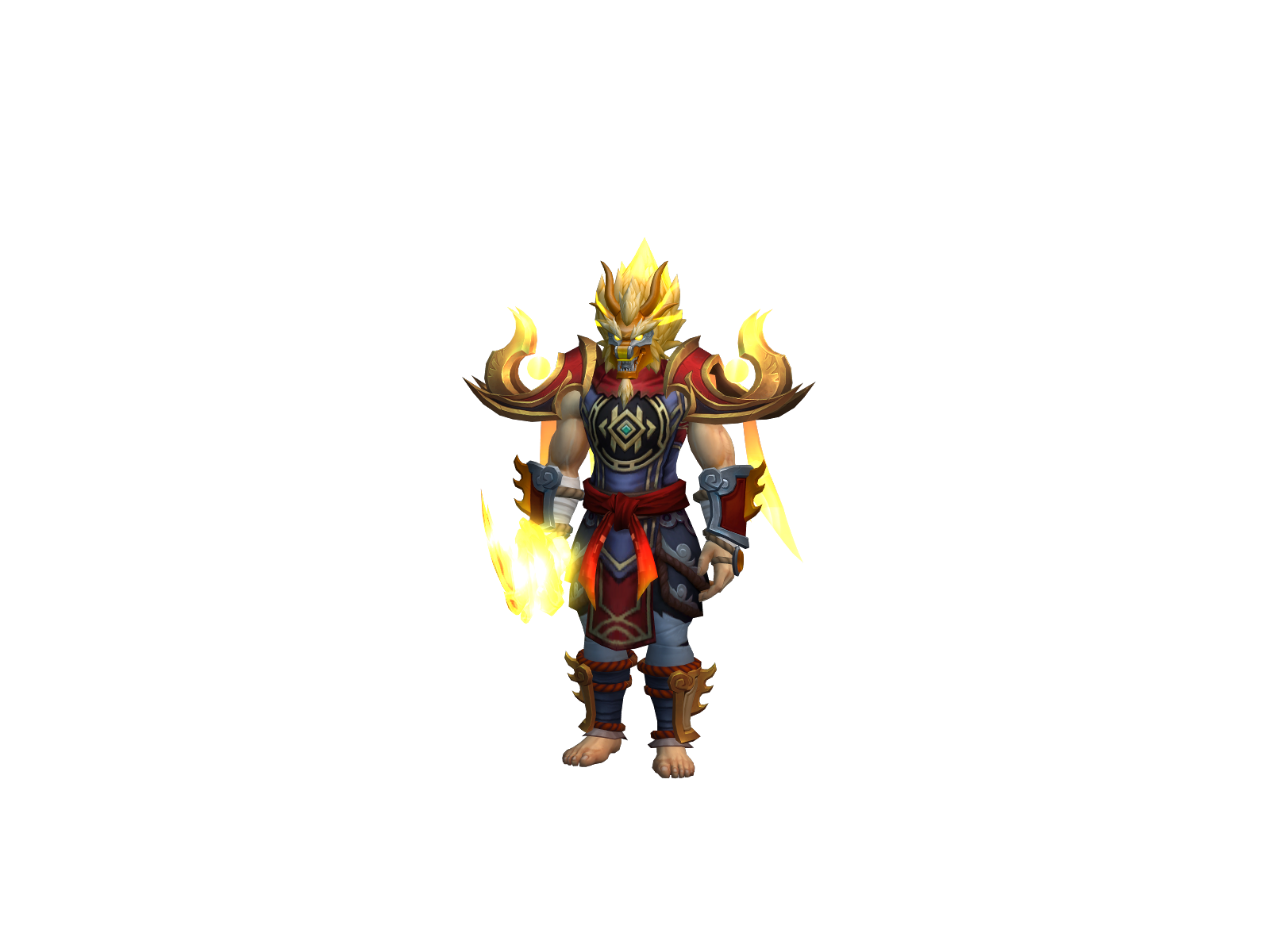 Fiststarter 3D character render