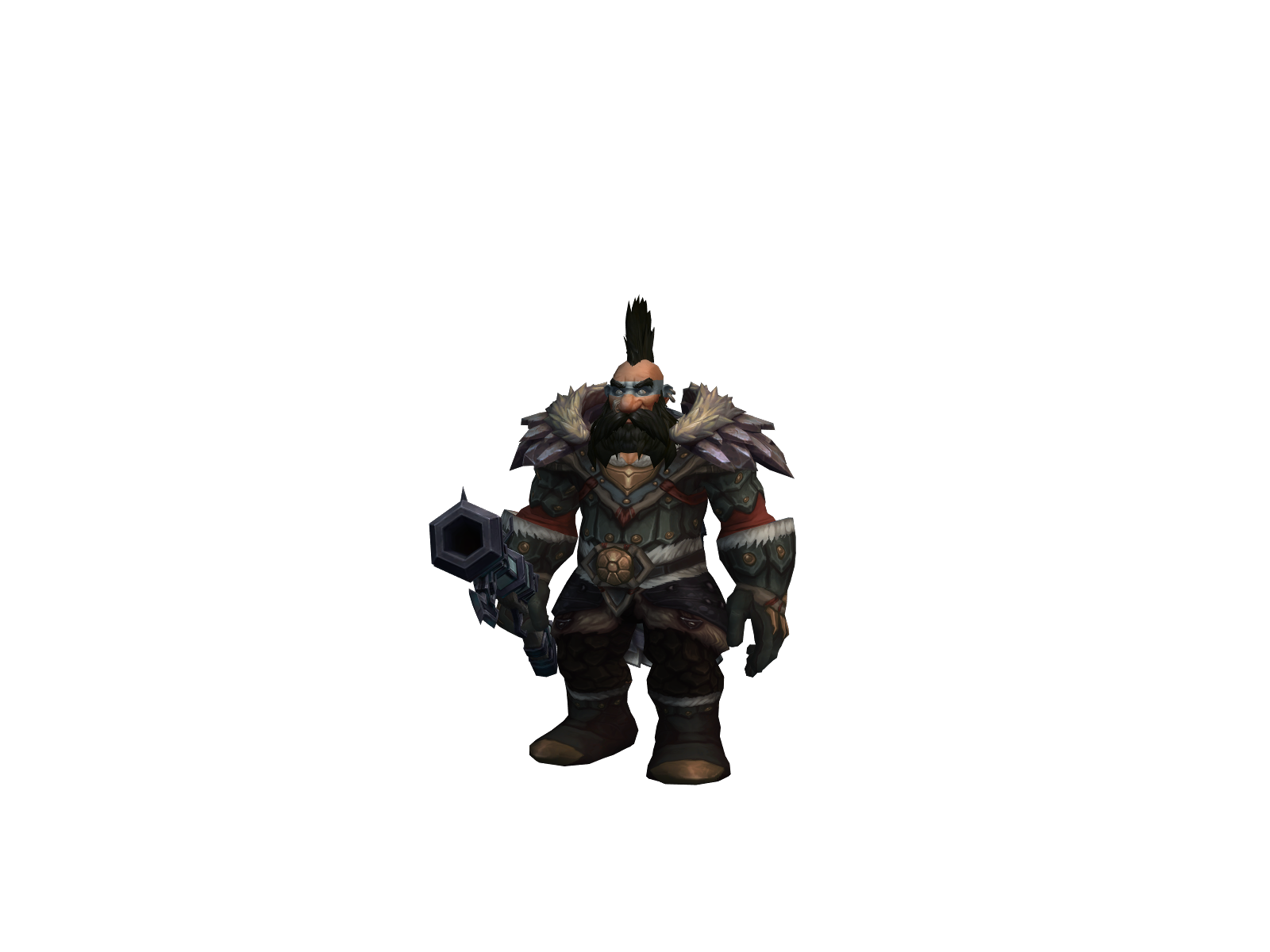 Blindashan 3D character render