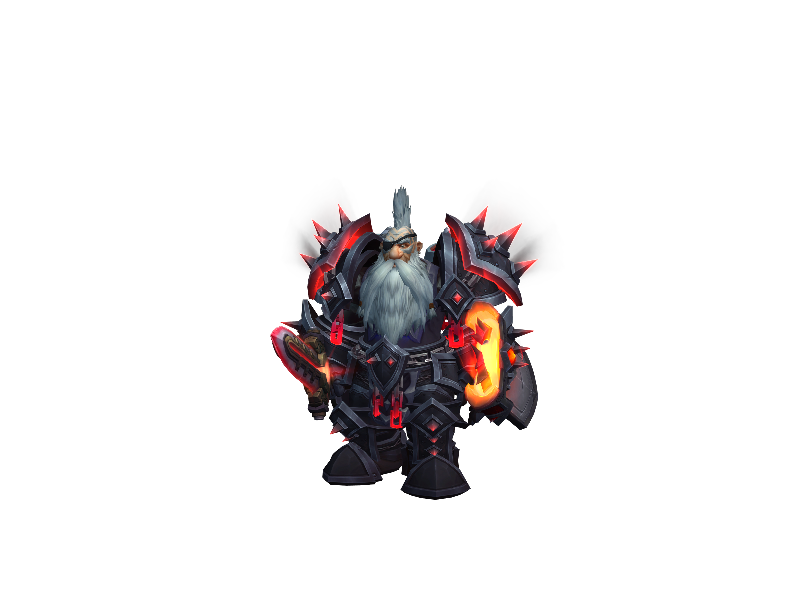 Baldro 3D character render