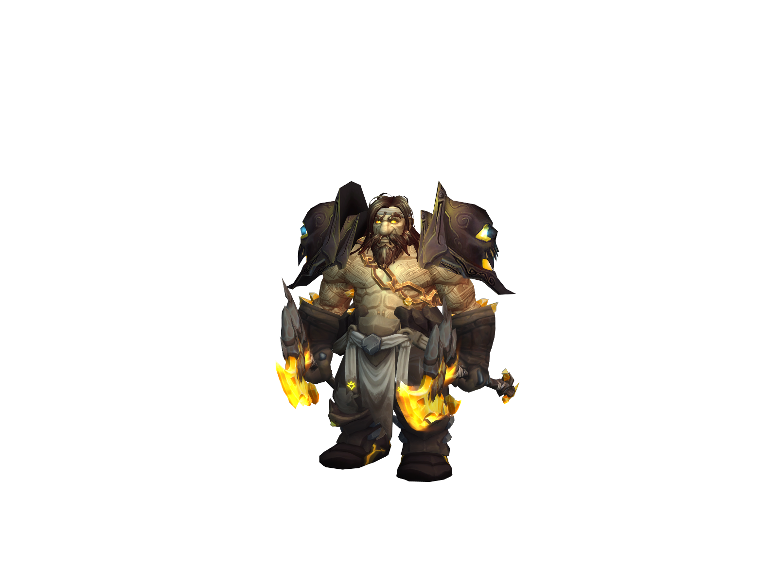 Ausreigold 3D character render