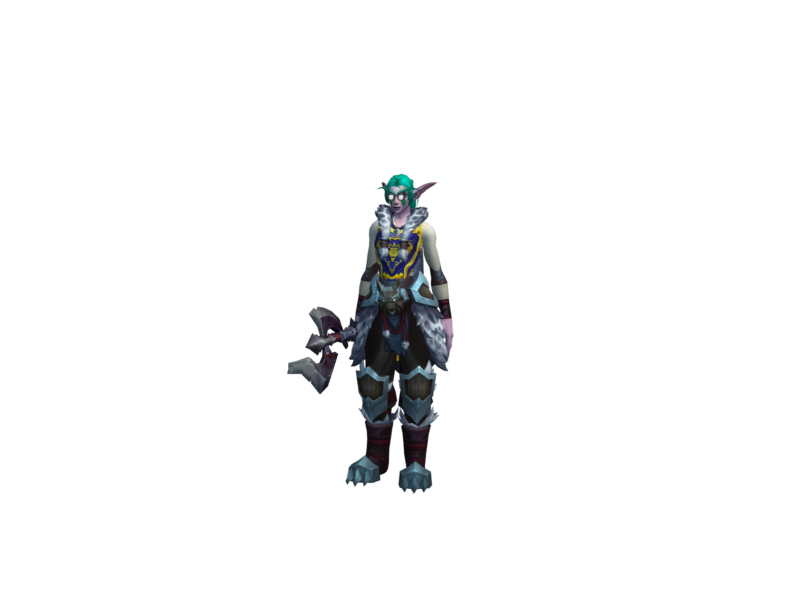 Lunarey 3D character render