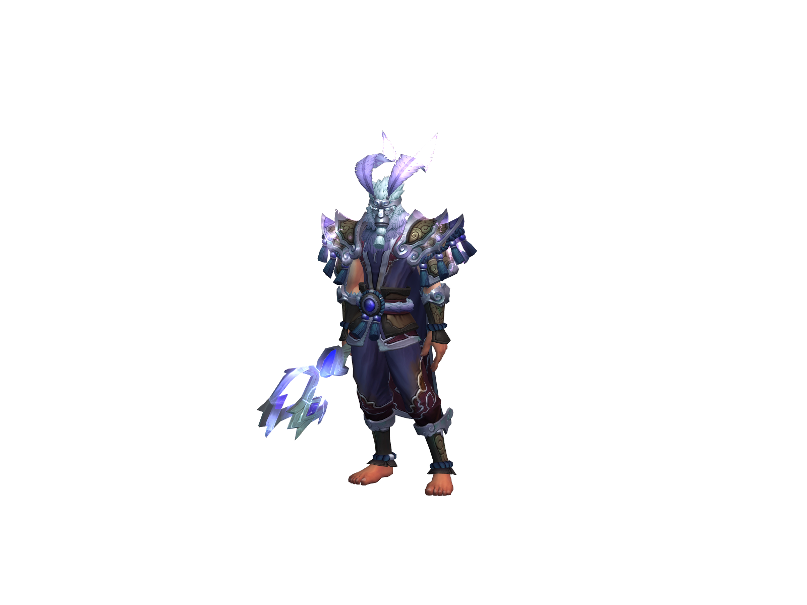 Piedliés 3D character render