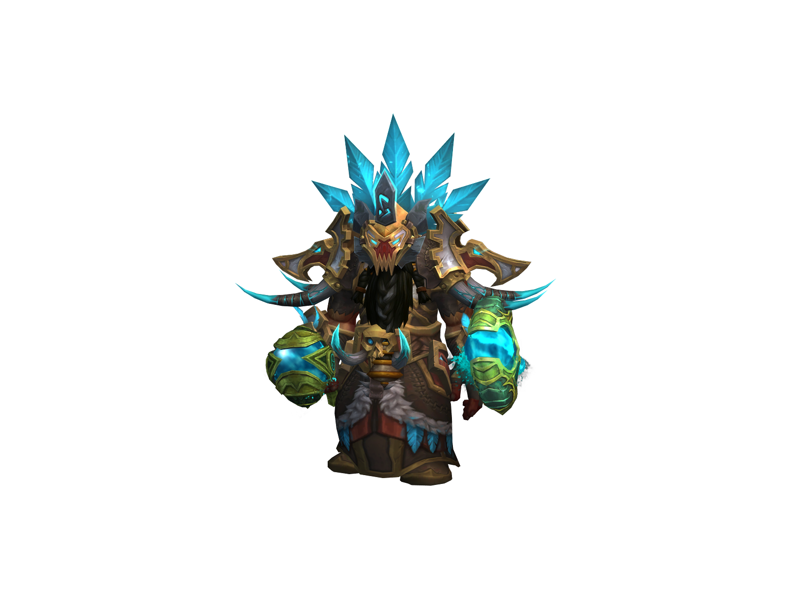 Toutàtis 3D character render