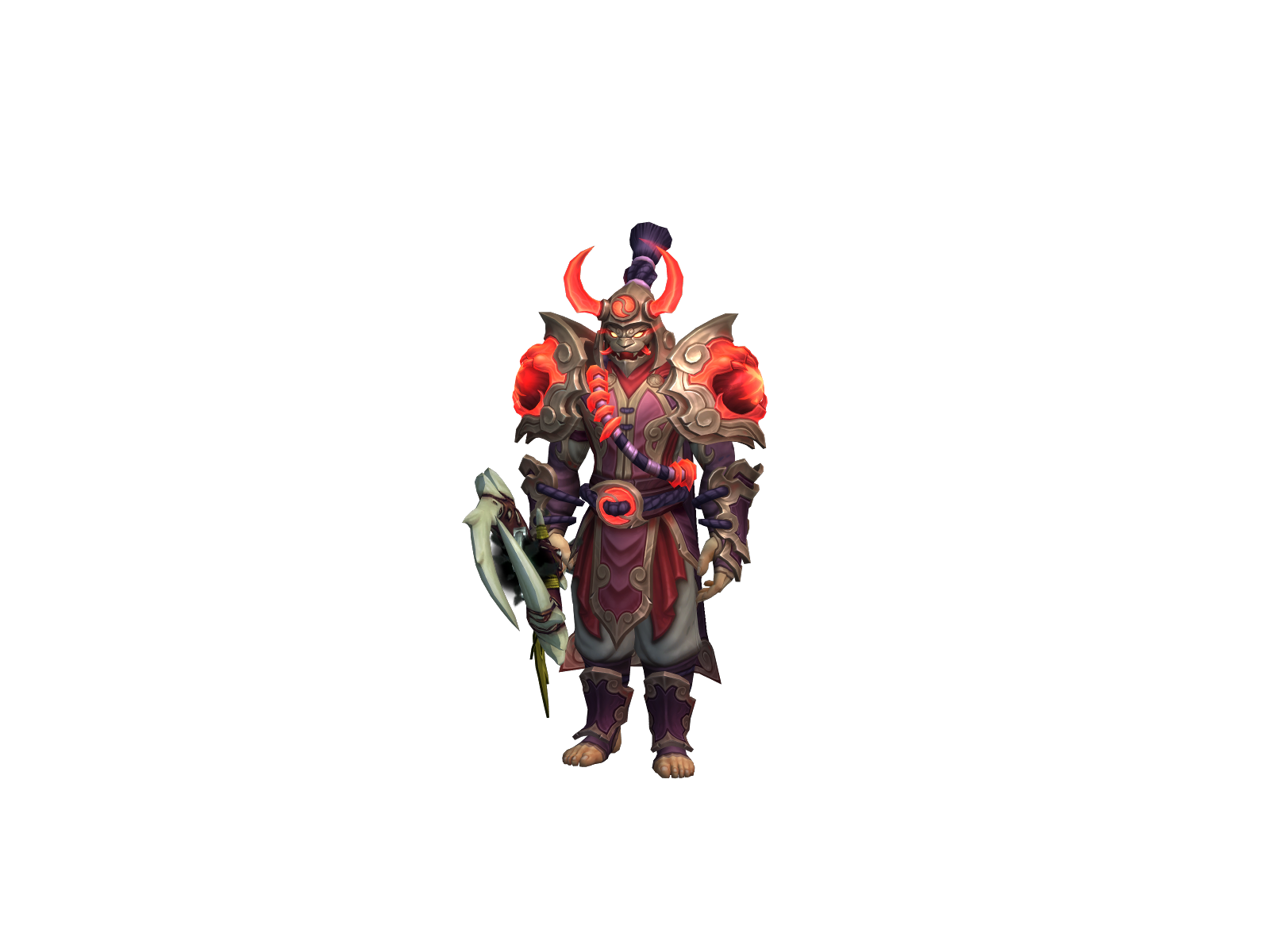 Blitzmonk 3D character render